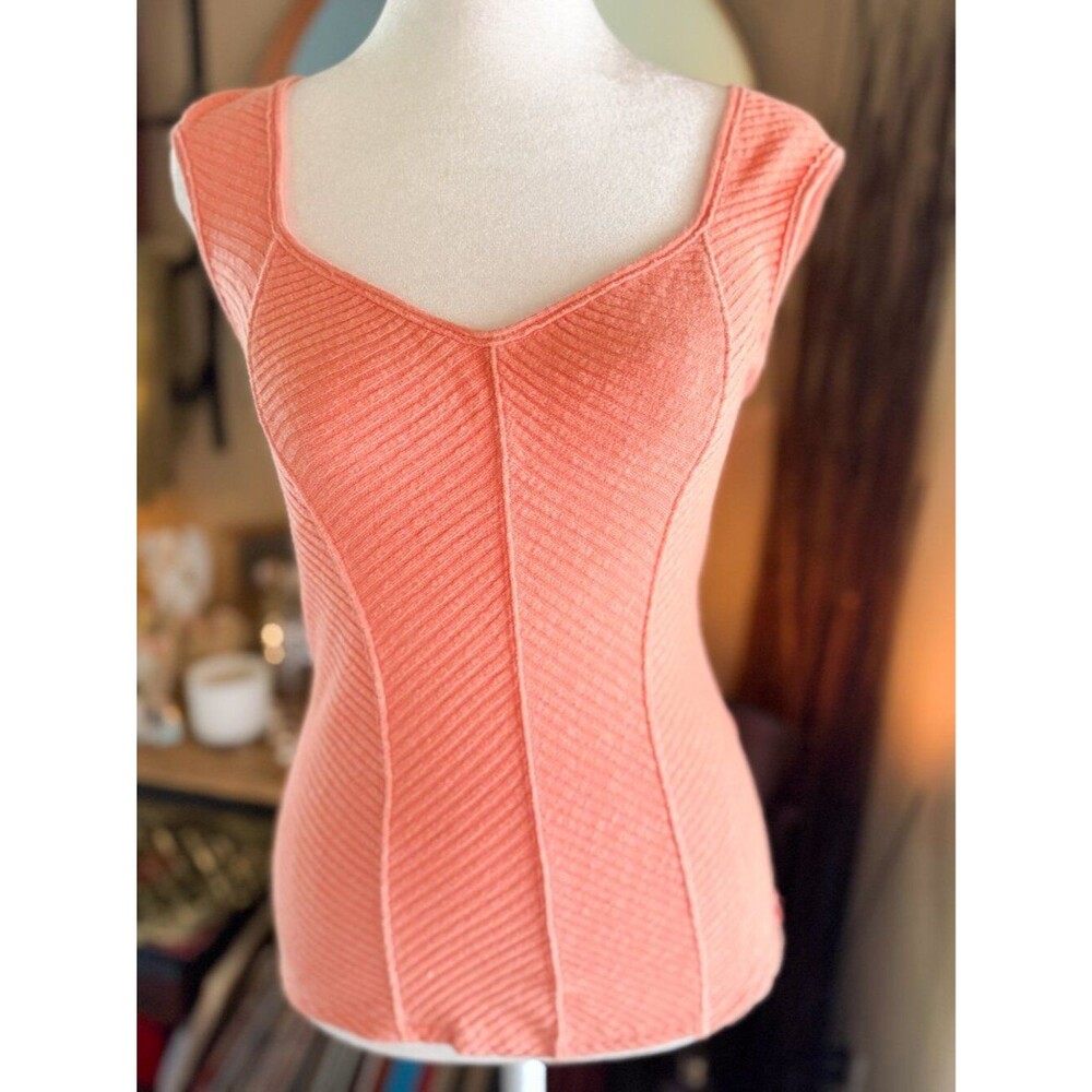 We the Free Boss Babe coral colored top, size Large